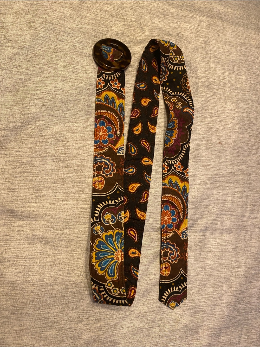 Vera Bradley Belt in Kensington Brown Paisley